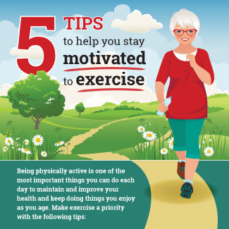 5 Tips to Help You Stay Motivated to Exercise | National Institute on Aging