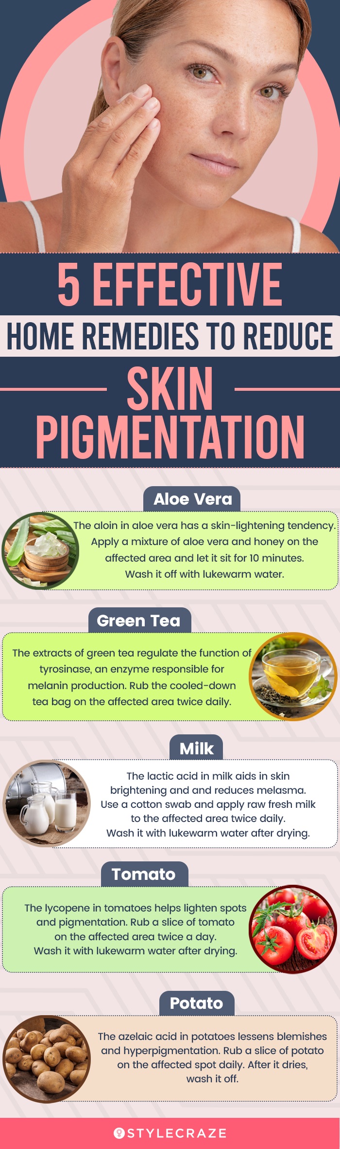 14 Best Home Remedies For Skin Pigmentation & Prevention Tips