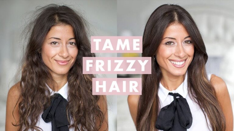 How to Tame Frizzy Hair