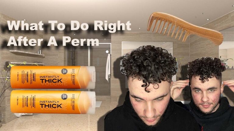 How to Take Care of Your Hair After a Perm